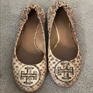 Tory Burch leather flats size 8